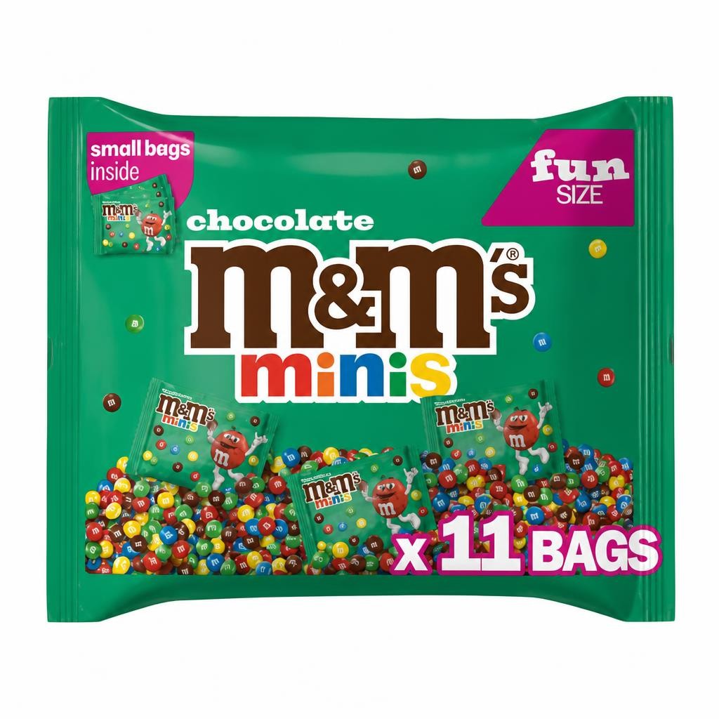 M&M's Minis Chocolate Funsize Bags 11 x 20g