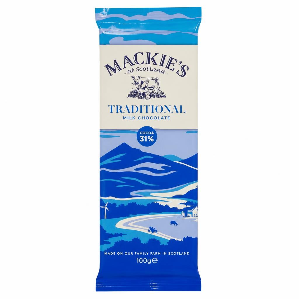 Mackie's of Scotland Traditional Milk Chocolate 100g
