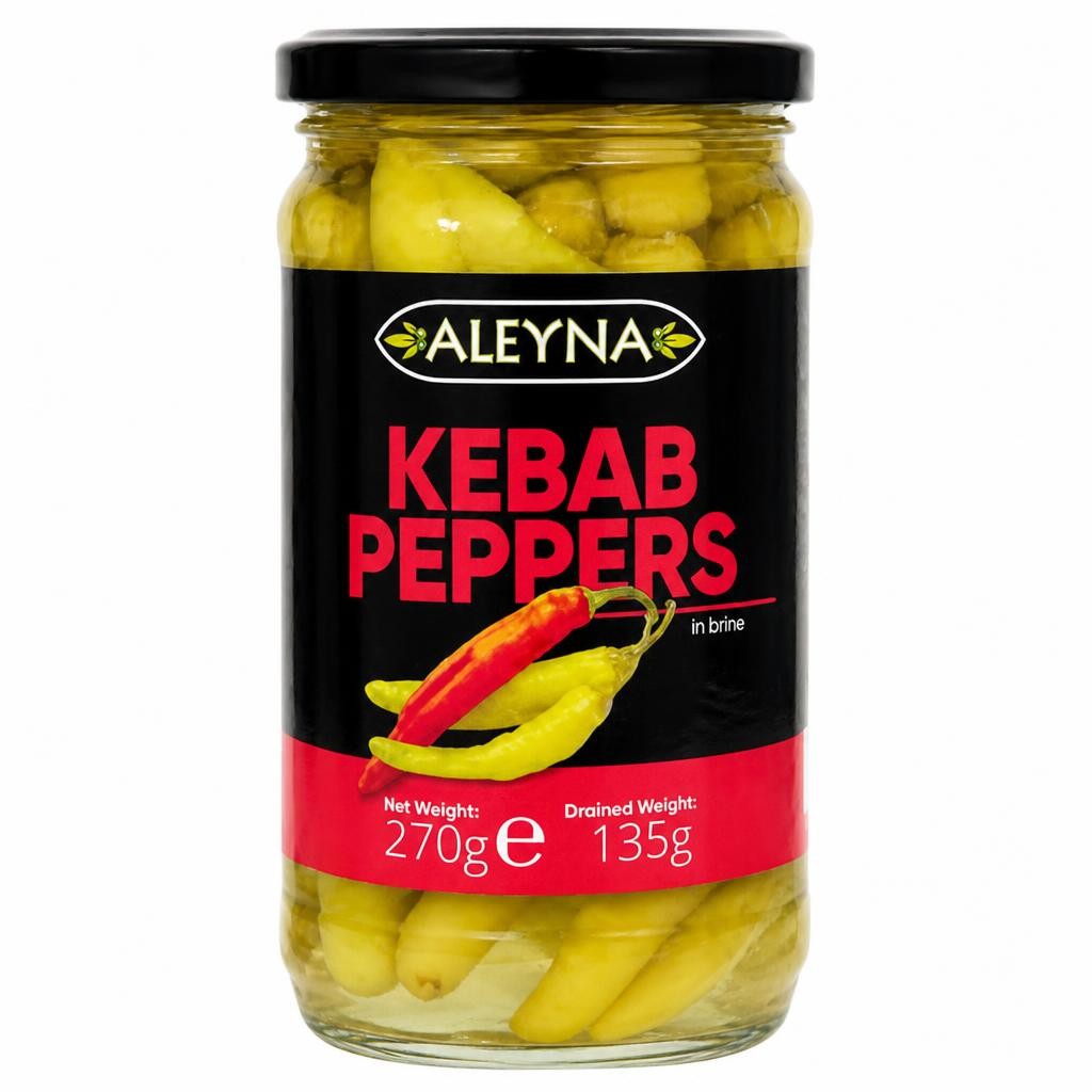 Aleyna Kebab Peppers in Brine 270g