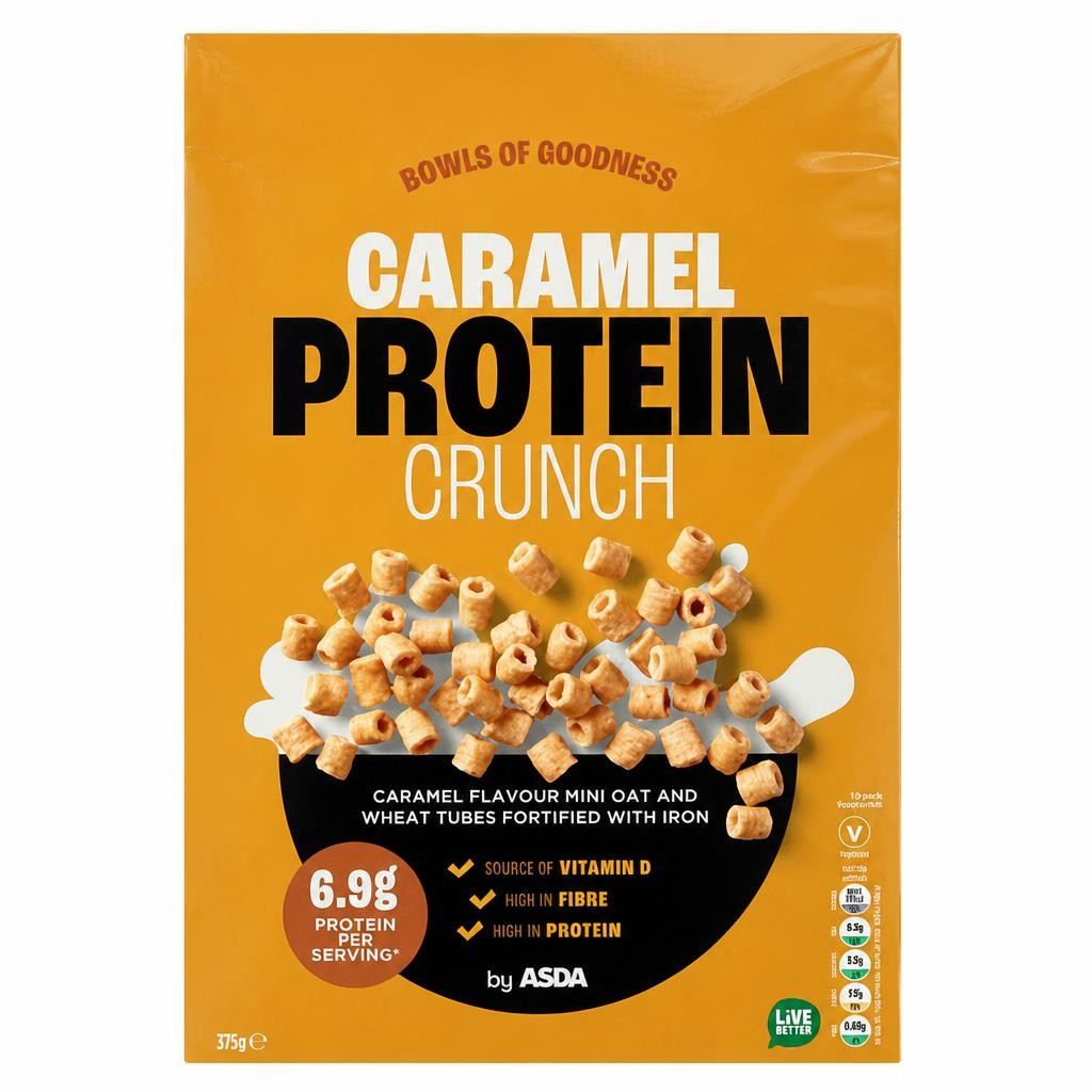 ASDA Caramel Protein Crunch 375g