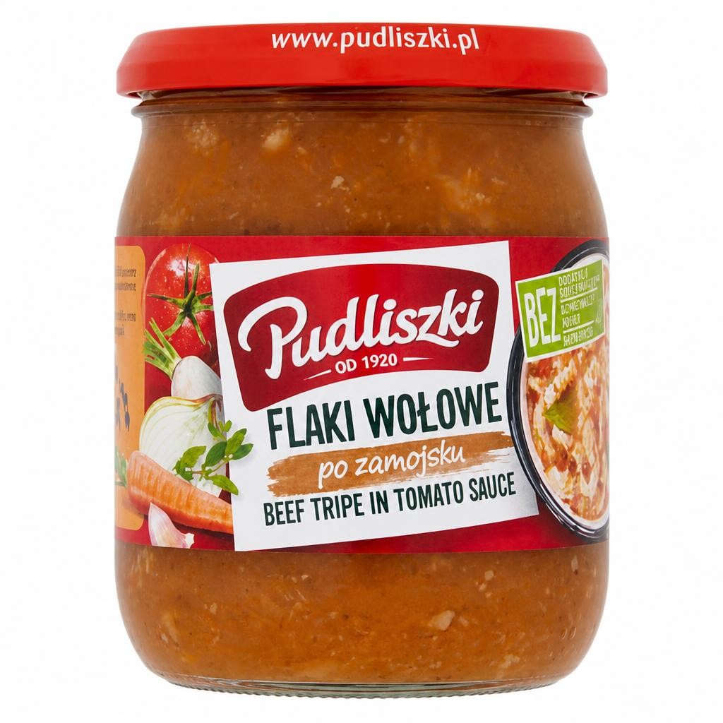 Pudliszki Beef Tripe in Tomato Sauce 450g