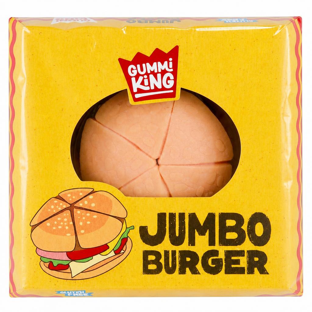 Gummi King Jumbo Burger 88g