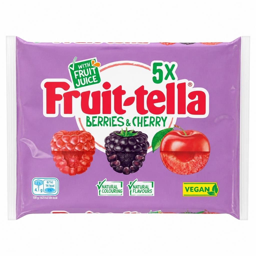 Fruittella Berries & Cherry 5x41g