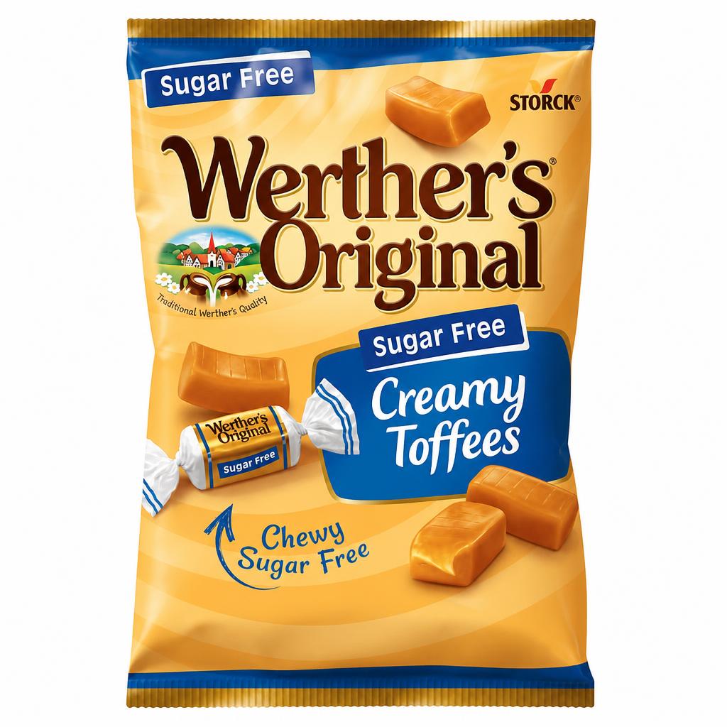 Werthers Sugar Free Toffee 80G