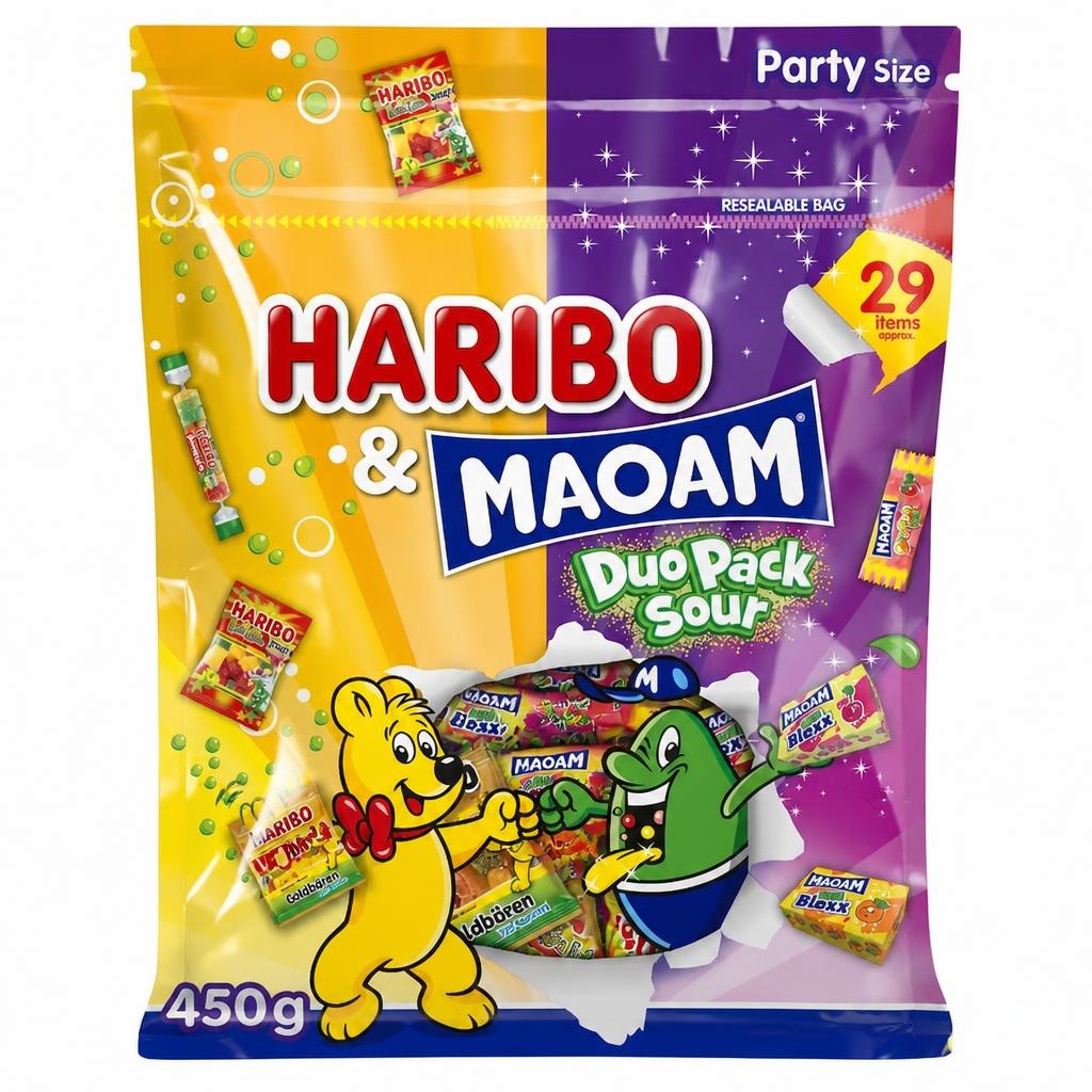 HARIBO & MAOAM Sour Duo Pack 450g