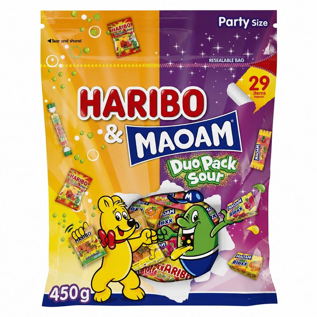 HARIBO & MAOAM Sour Duo Pack 450g