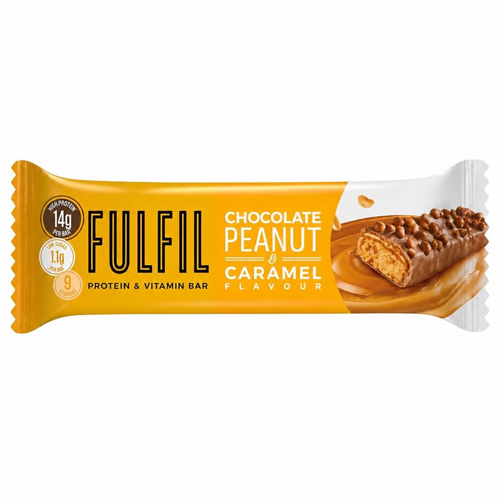 Fulfil Chocolate Peanut Caramel Protein & Vitamin Bar 40g