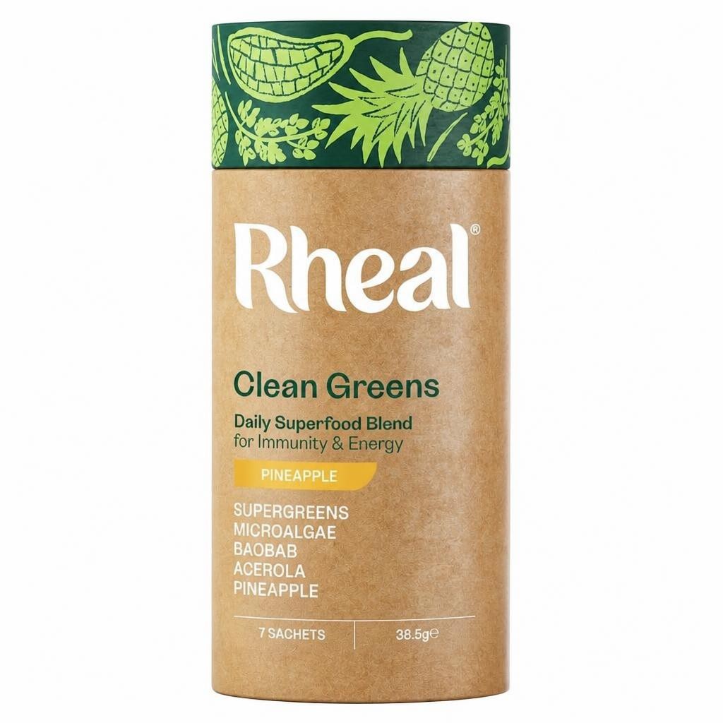 Rheal SUPERFOODS Pineapple Clean Greens Superfood blend 7x5g