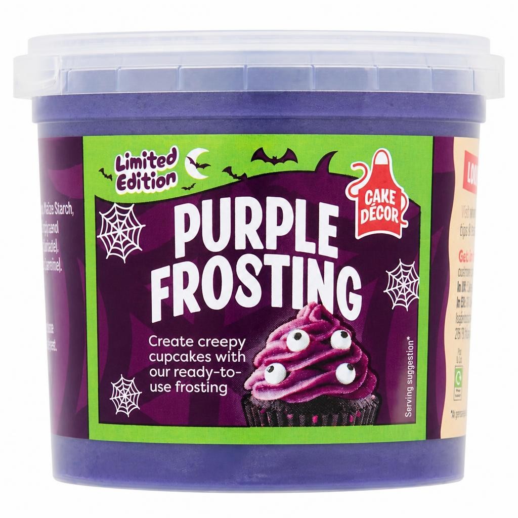 Cake Decor Purple Frosting 300G