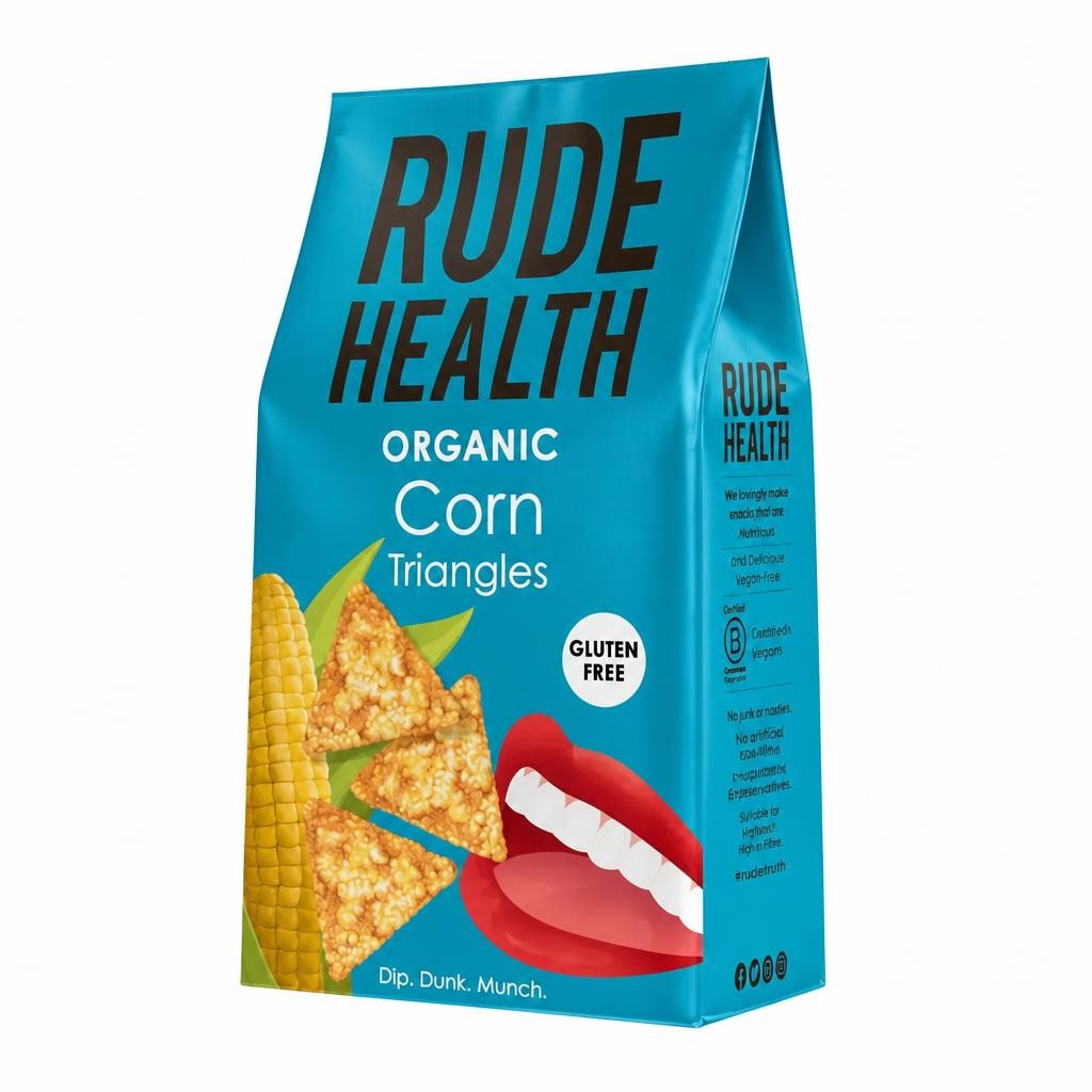 Organic Corn Triangles 100g (Rude Health)