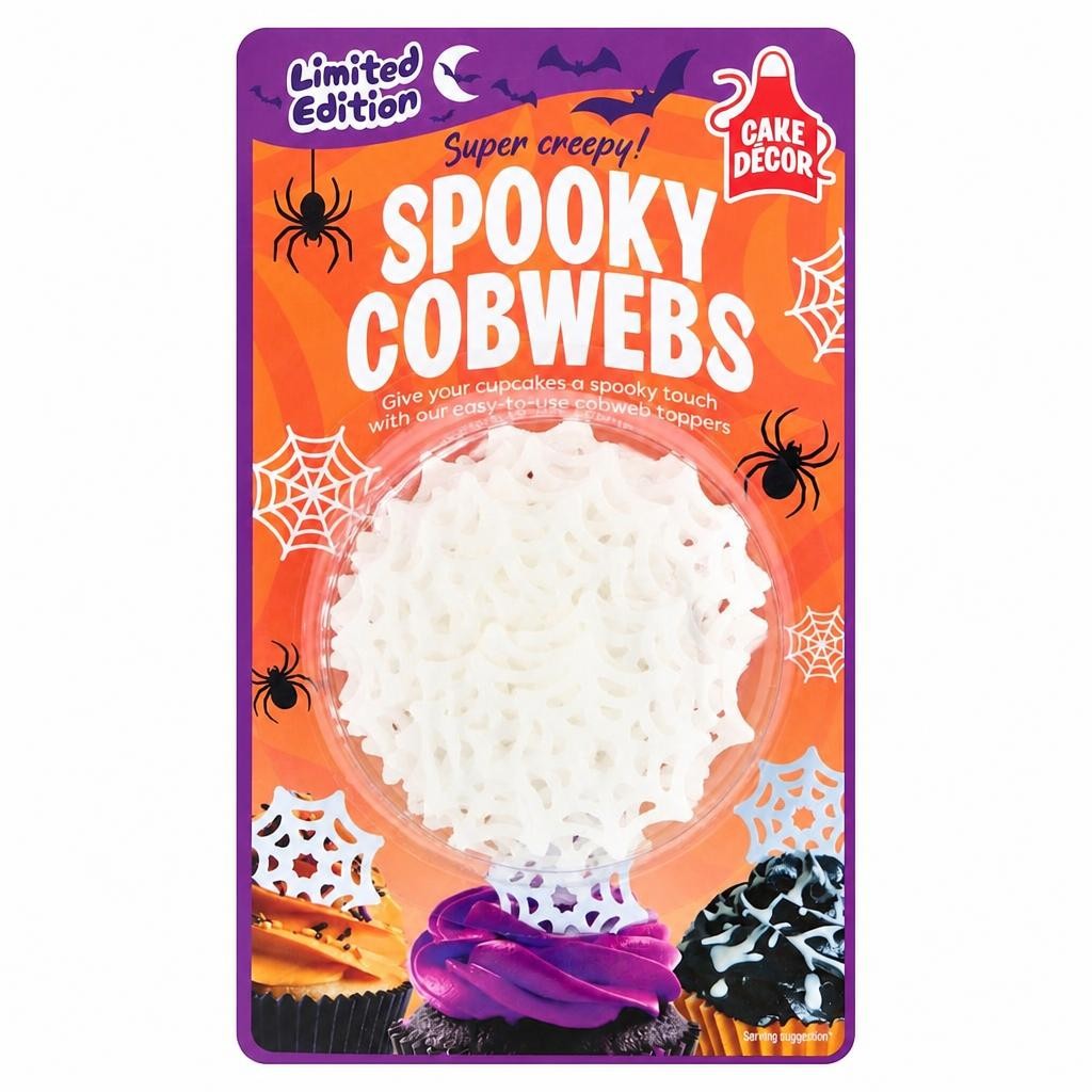 Cake Decor Spooky Cobwebs 4G