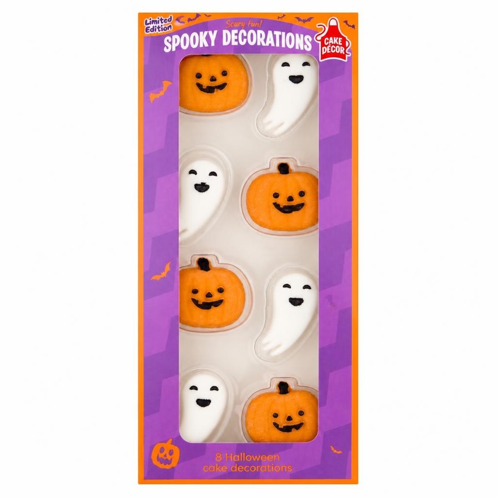 Cake Decor Spooky Decorations 8pk