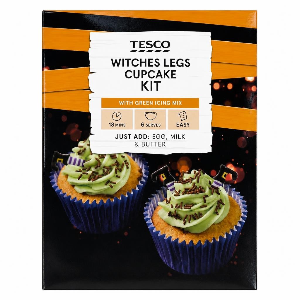 Tesco Witches Legs Cupcake Kit 303g