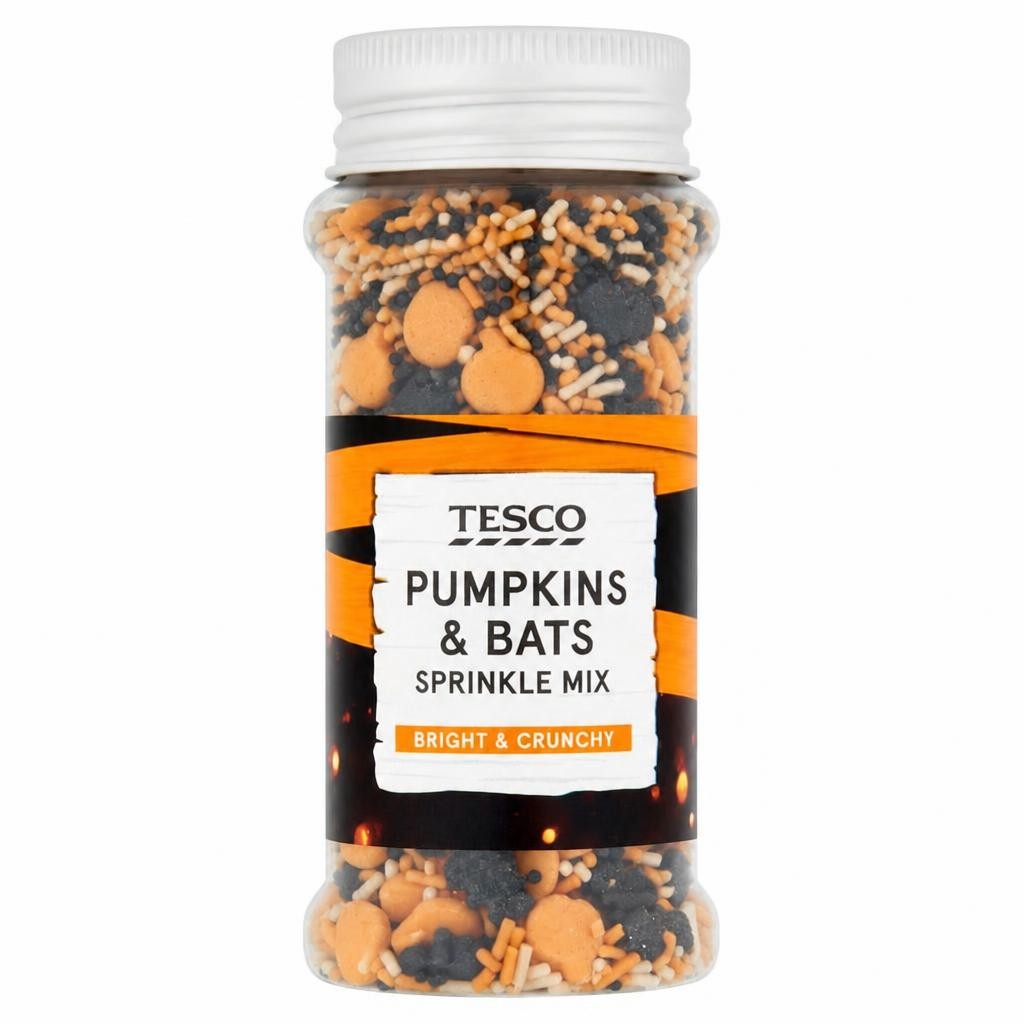 Tesco Pumpkins & Bats Sprinkle Mix 70g