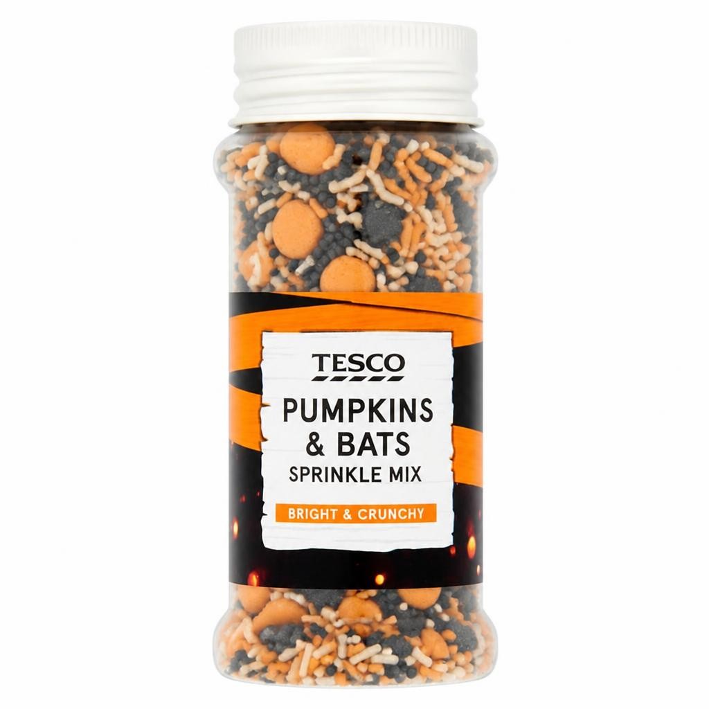 Tesco Pumpkins & Bats Sprinkle Mix 70g