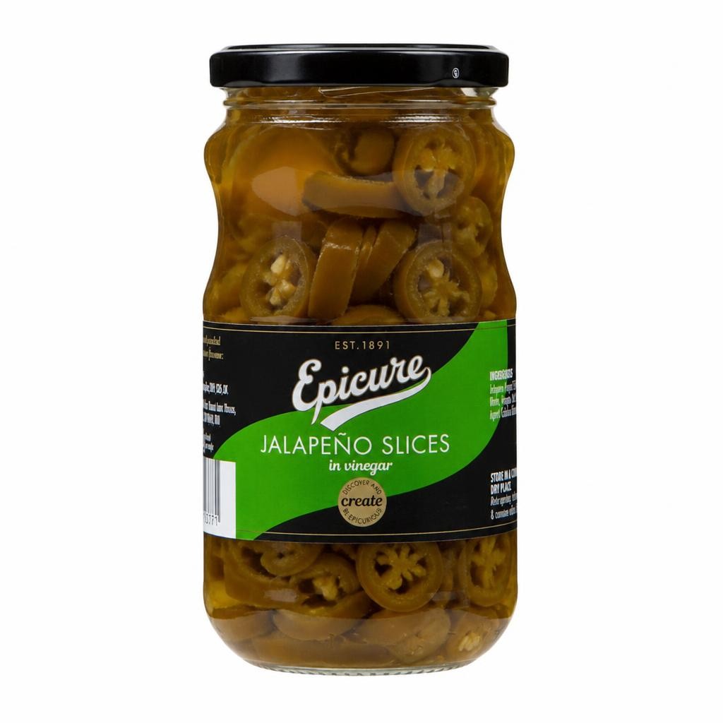 Epicure Jalapeno Slices (350g)