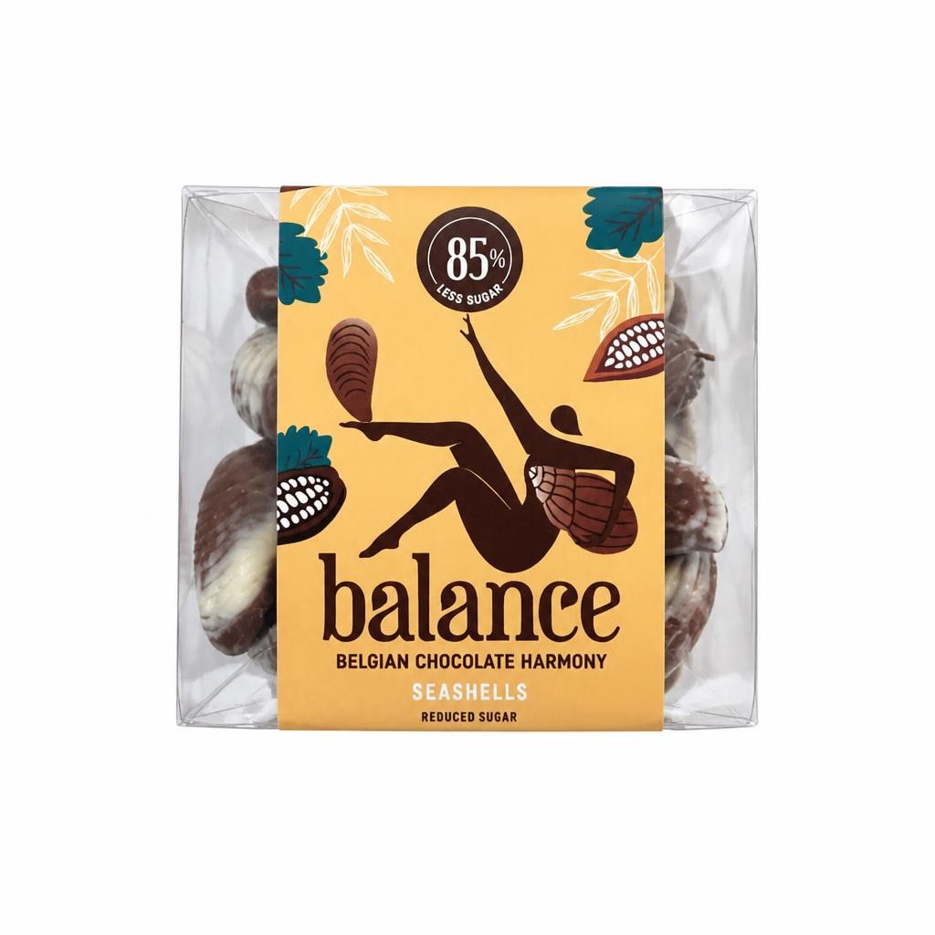 Balance Belgian Chocolate Seashells 170g
