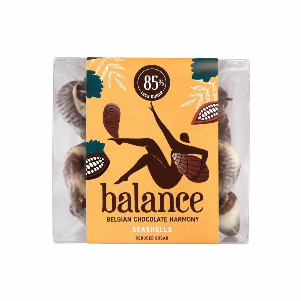 Balance Belgian Chocolate Seashells 170g
