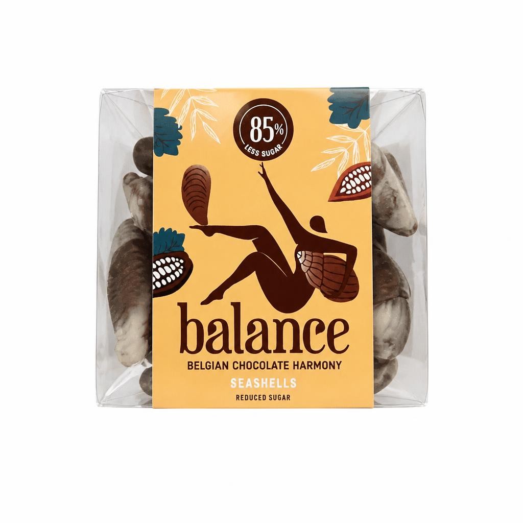 Balance Belgian Chocolate Seashells 170g