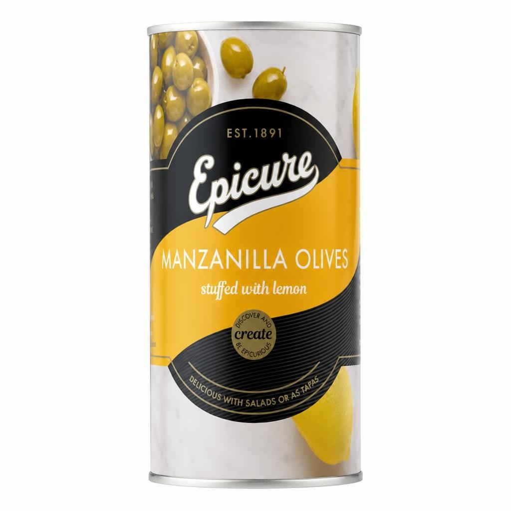 Epicure Manzanilla Olives Stuffed with Lemon (350g)