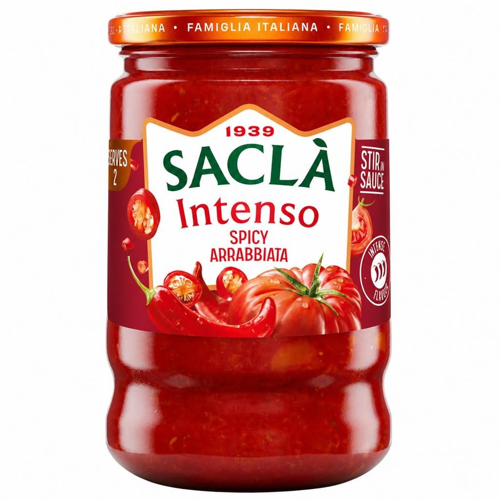 Sacla' 190g Intenso Spicy Arrabbiata Pasta Sauce