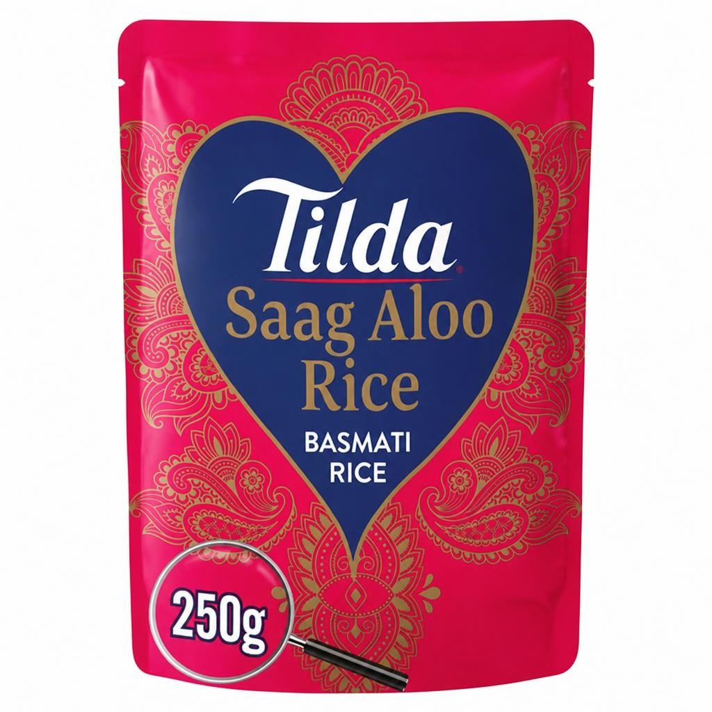 Tilda 250g Saag Aloo Rice
