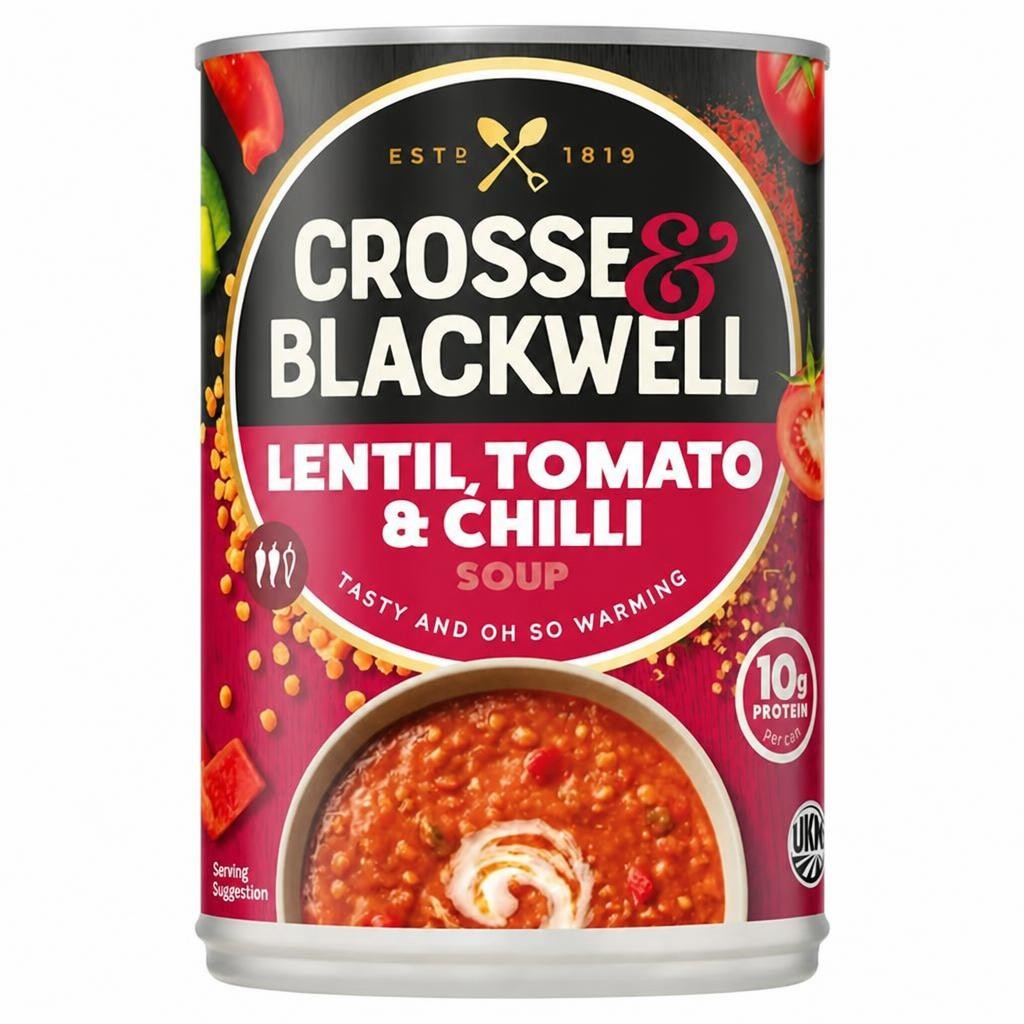Crosse & Blackwell 400g Lentil Tomato & Chilli Soup
