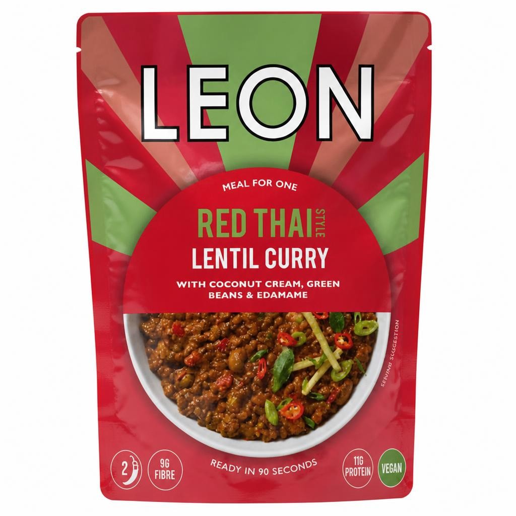 Leon 250g Red Thai Style Lentil Curry Meal Kit