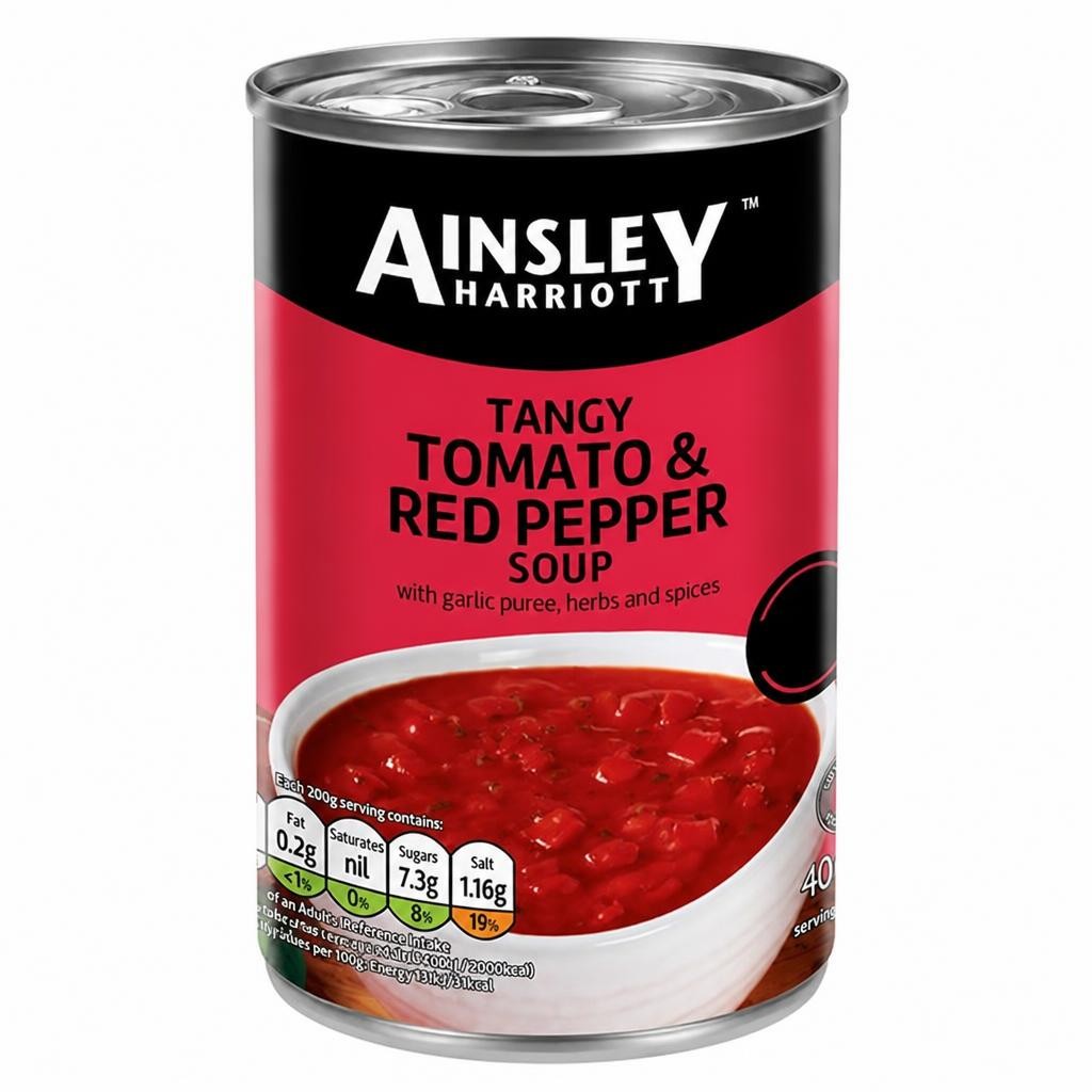 Ainsley Harriott 400g Tangy Tomato & Red Pepper Soup