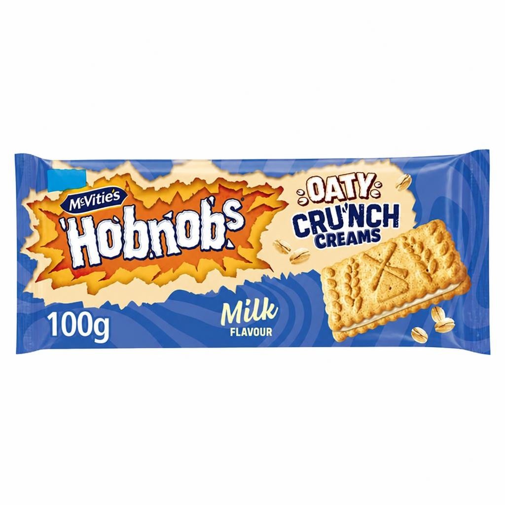 McVitie's Hobnobs 100g Oaty Milky Biscuits