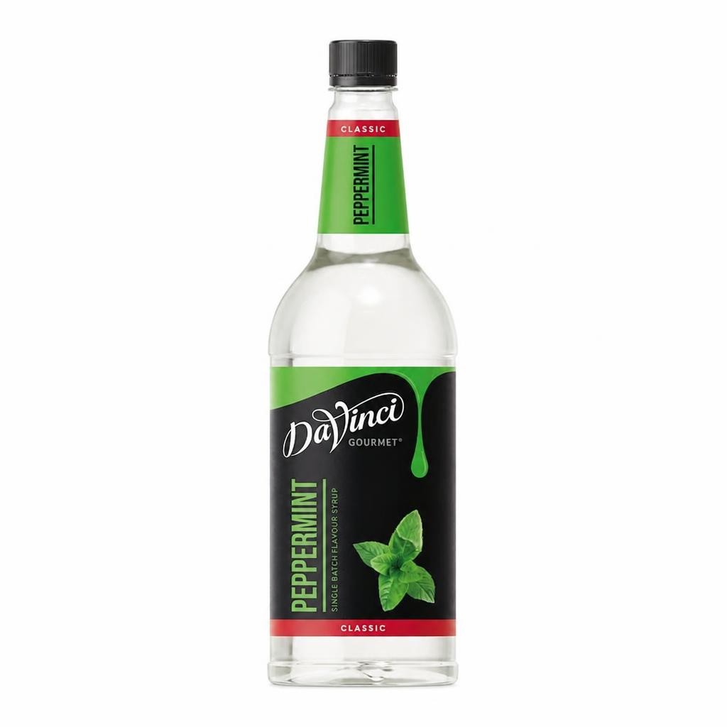 DaVinci Gourmet Peppermint 1L Syrup for Coffee, Cocktails , Desserts, Beverages - (Pack of 1)