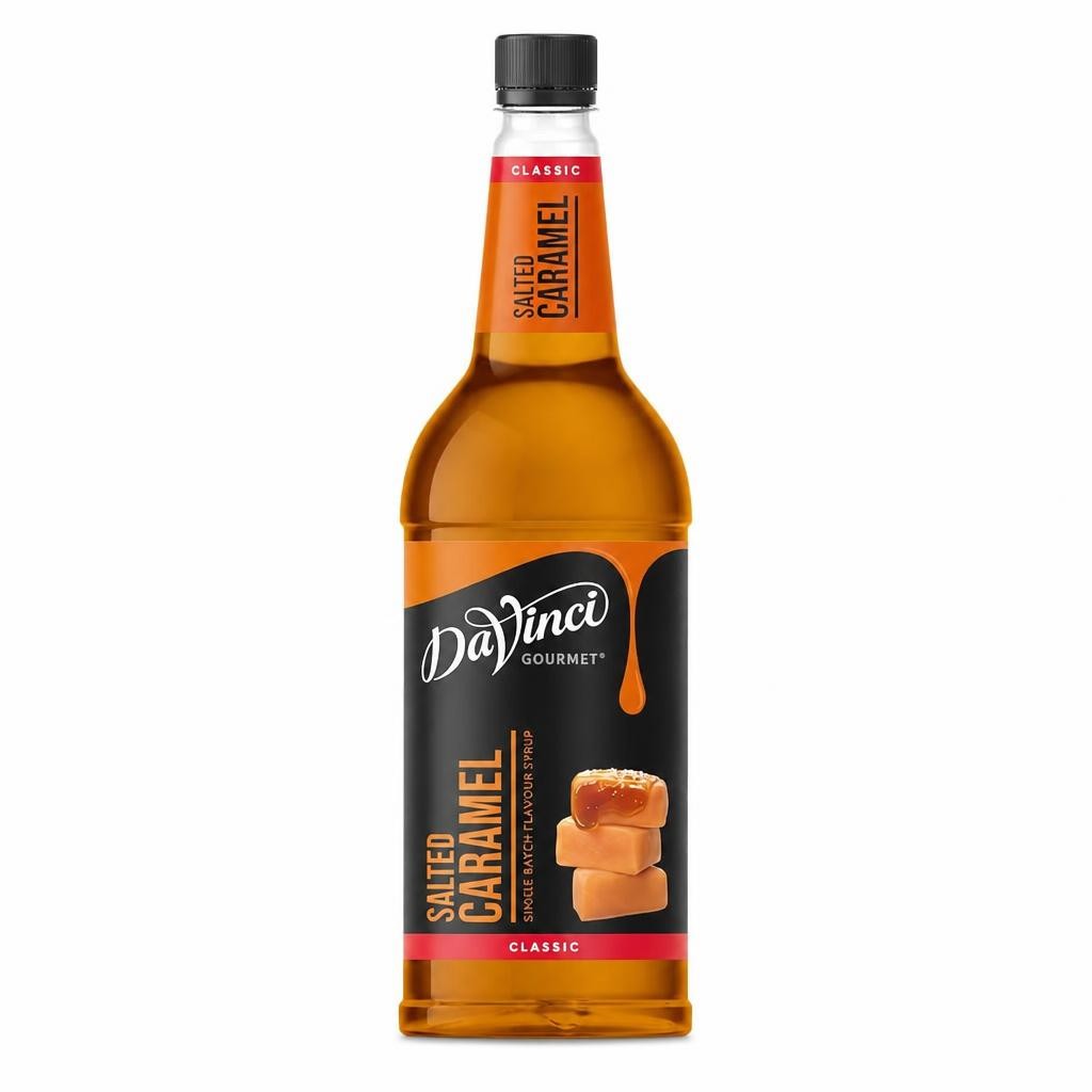DaVinci Gourmet Salted Caramel 1L Syrup for Coffee, Cocktails , Desserts, Beverages - (Pack of 1)