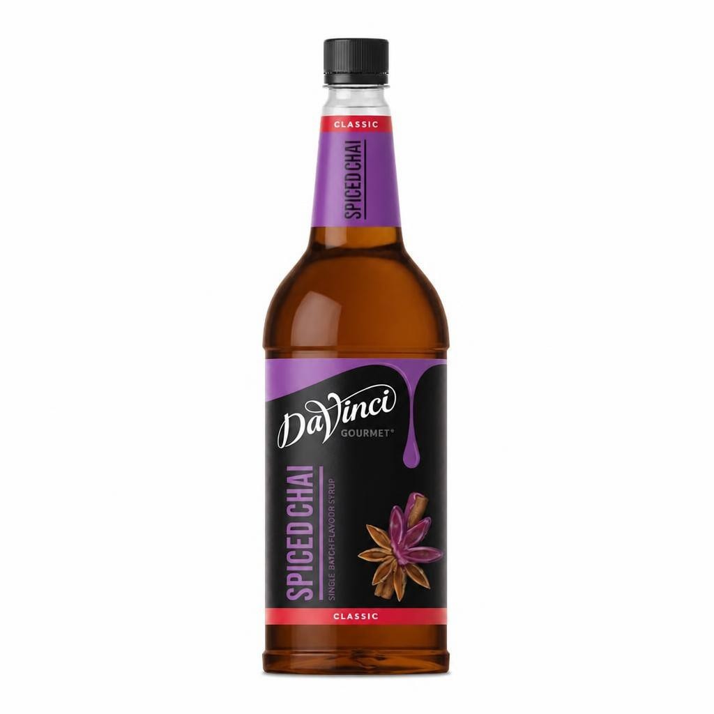 DaVinci Gourmet Spiced Chai 1L Syrup for Coffee, Cocktails , Desserts, Beverages - (Pack of 1)