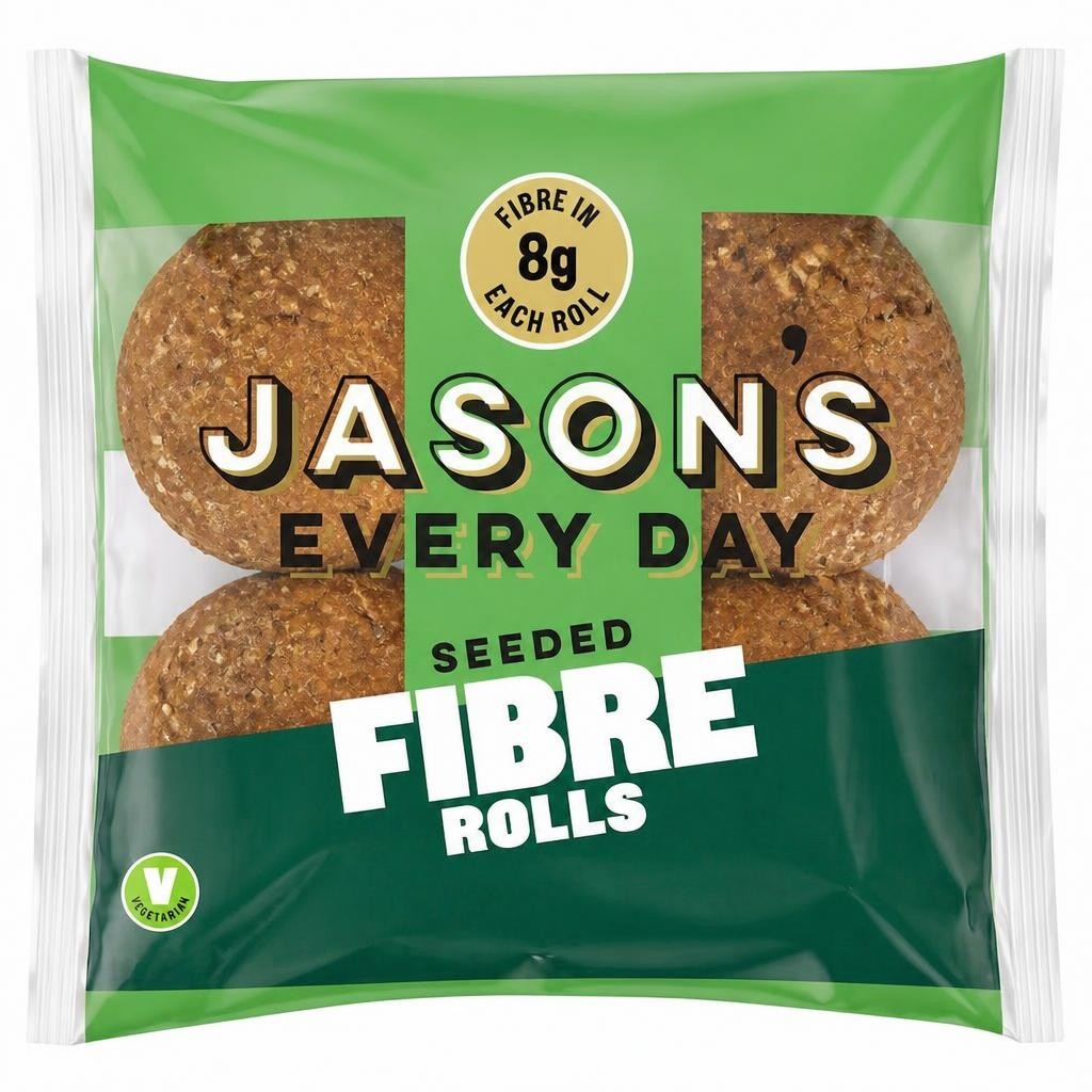 Jason's EveryDay Seeded Fibre Rolls 320g