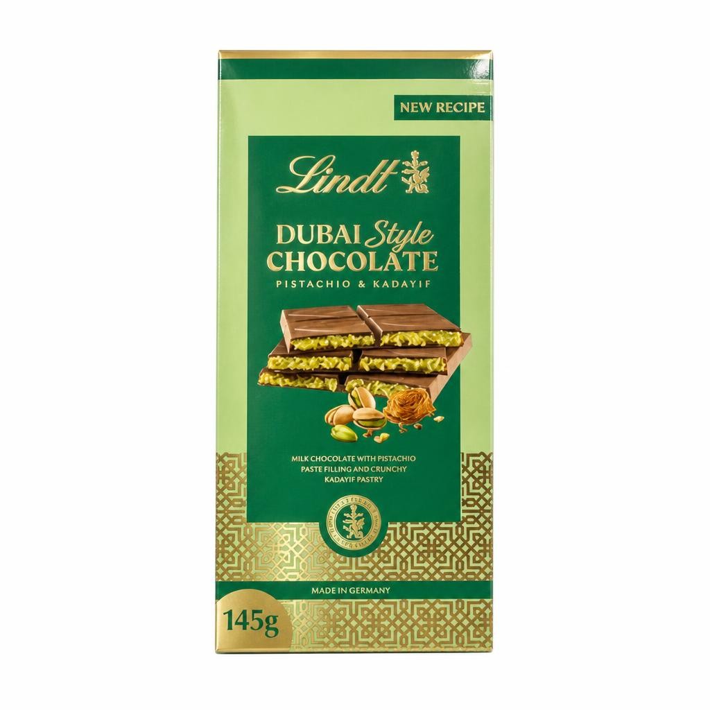 Lindt Dubai Style Milk Chocolate Bar