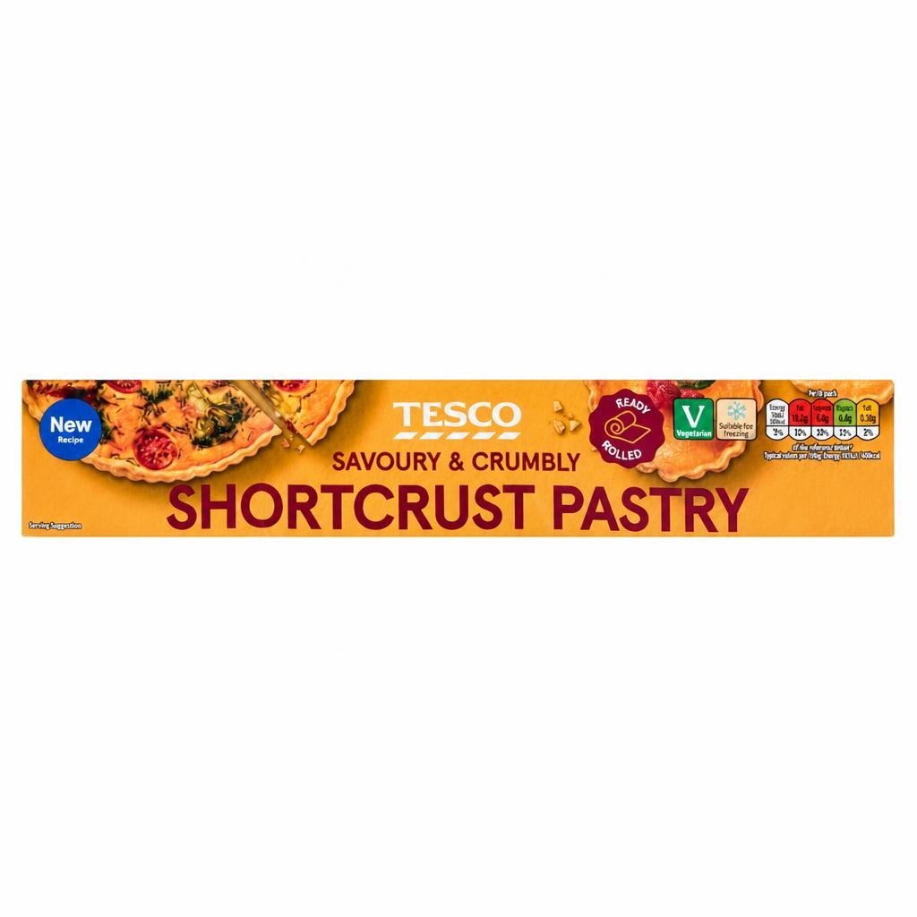 Tesco Savoury & Crumbly Shortcrust Pastry 320g