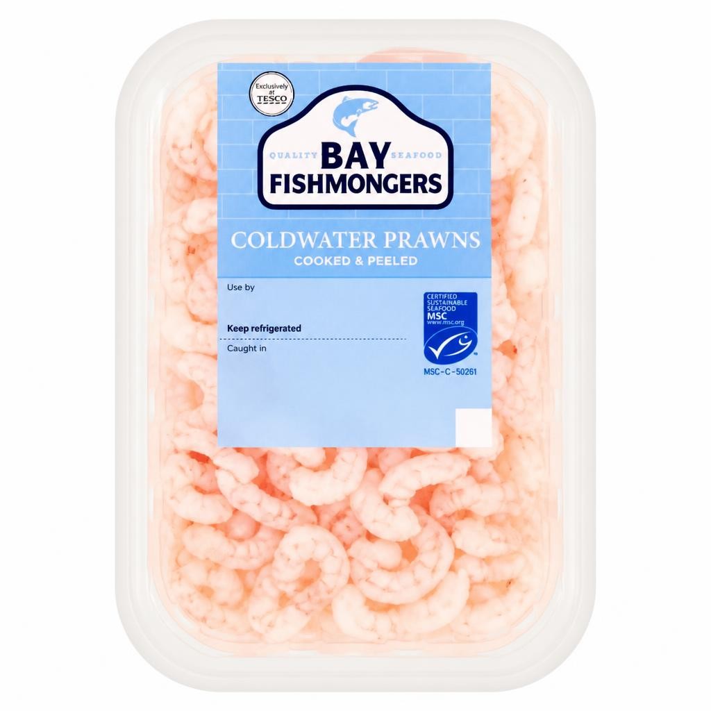 Tesco Bay Cold Water Prawns 150G