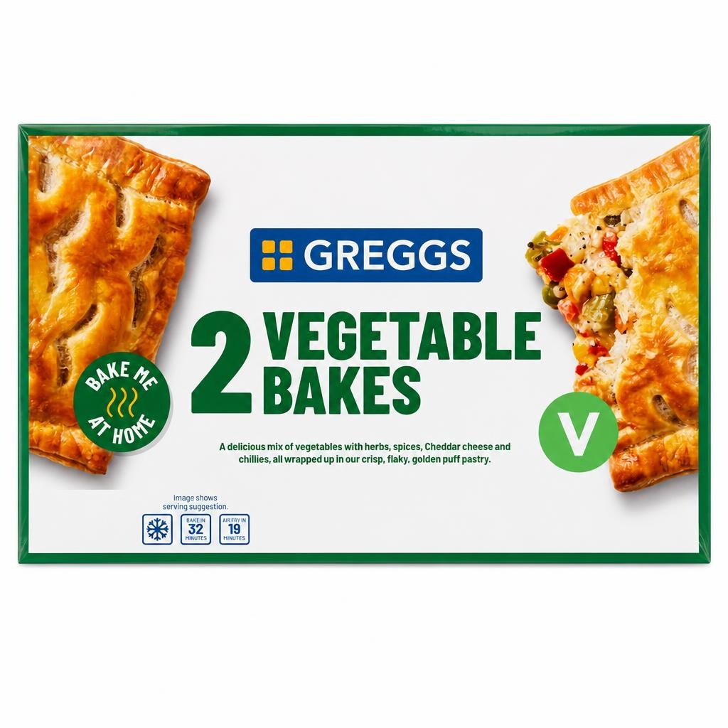 Greggs 2 Vegetable Bake 310g