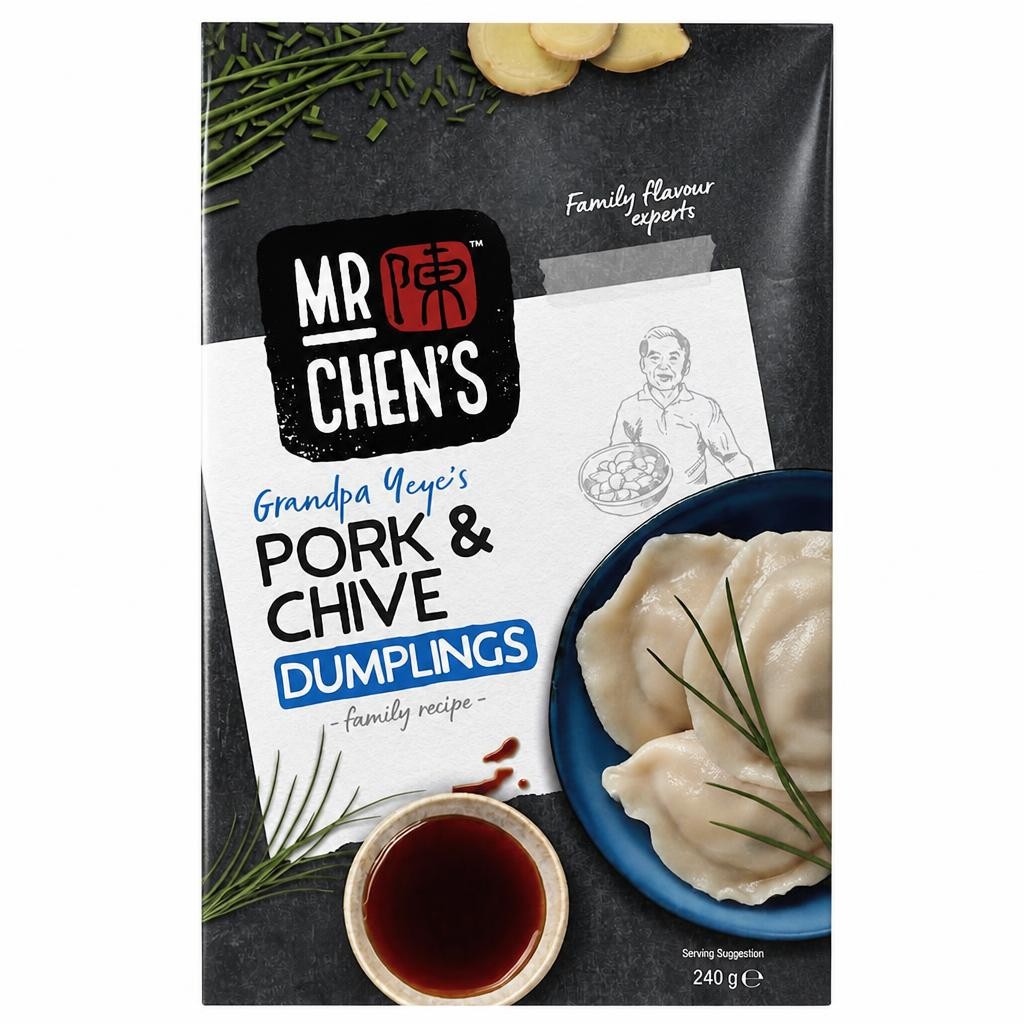 Mr Chen's Pork & Chive Dumplings 240g