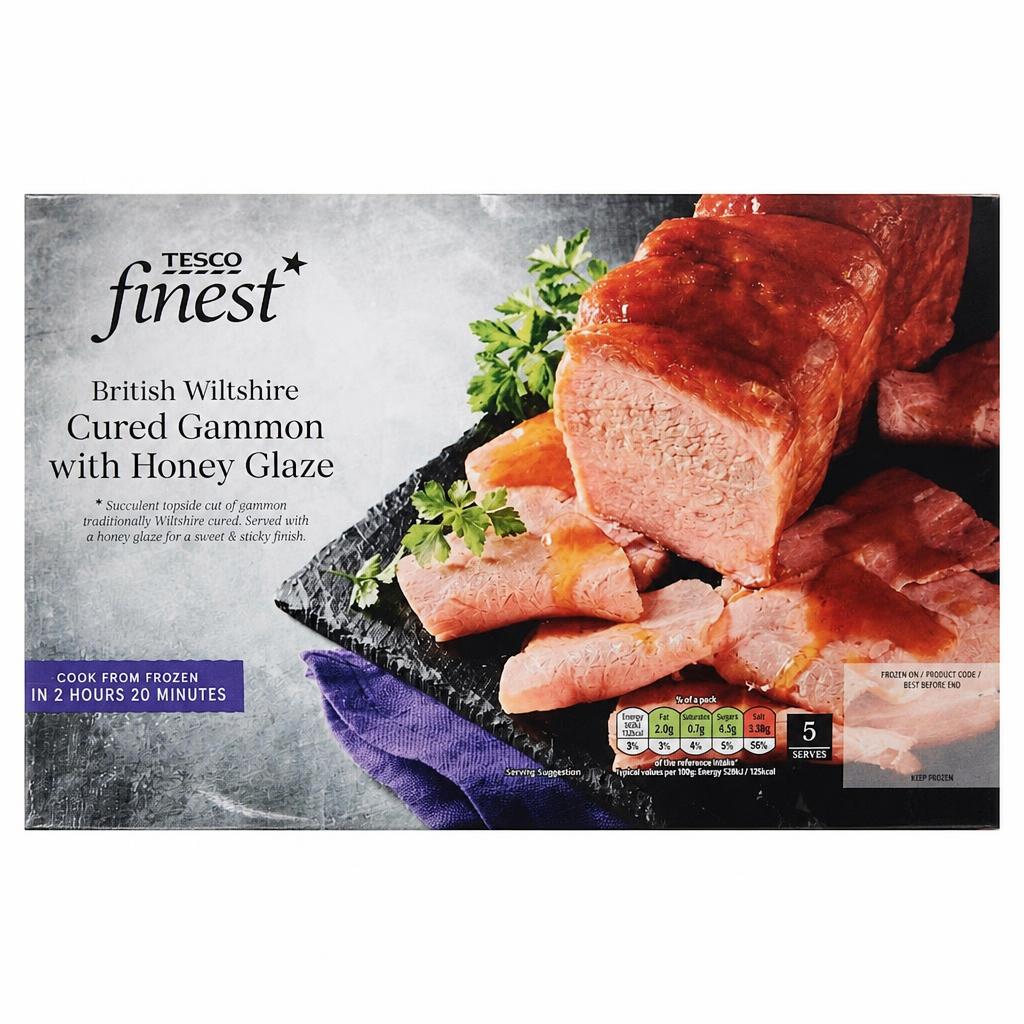 Tesco Finest Honey Glazed Wiltshire Cured Gammon 1Kg