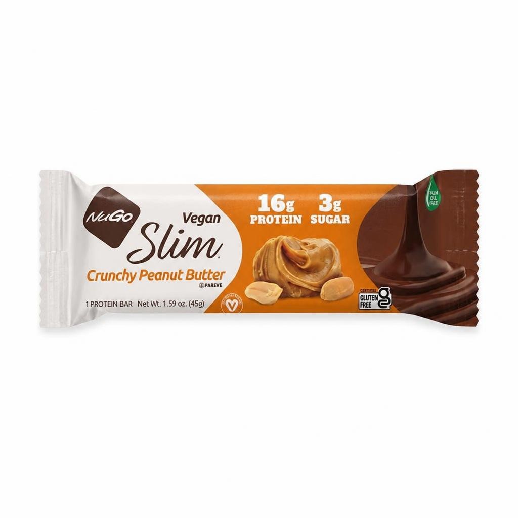 NuGo Slim Crunchy Peanut Butter Bars 45g x 12