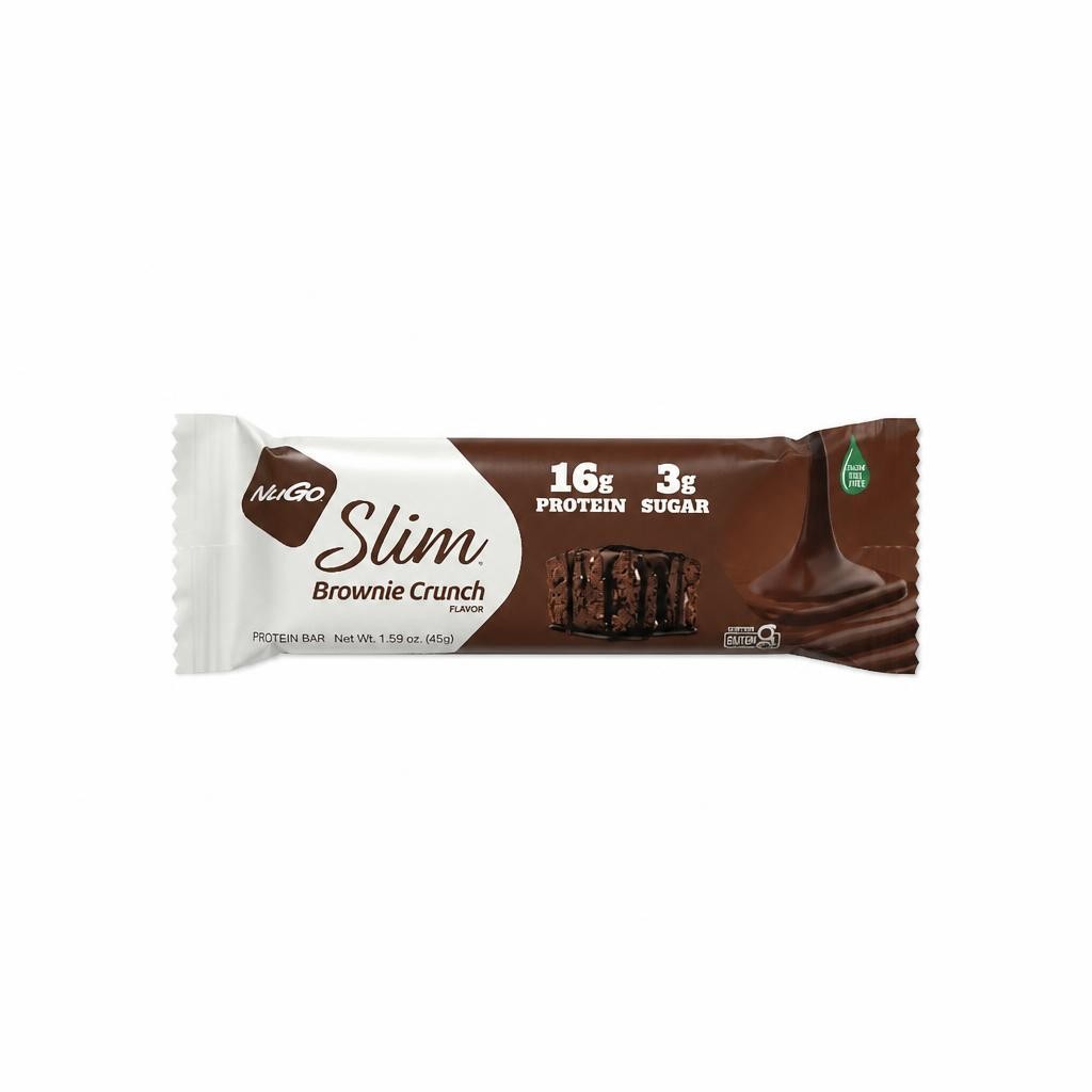 NuGo Slim Brownie Crunch Bars 45g x 12