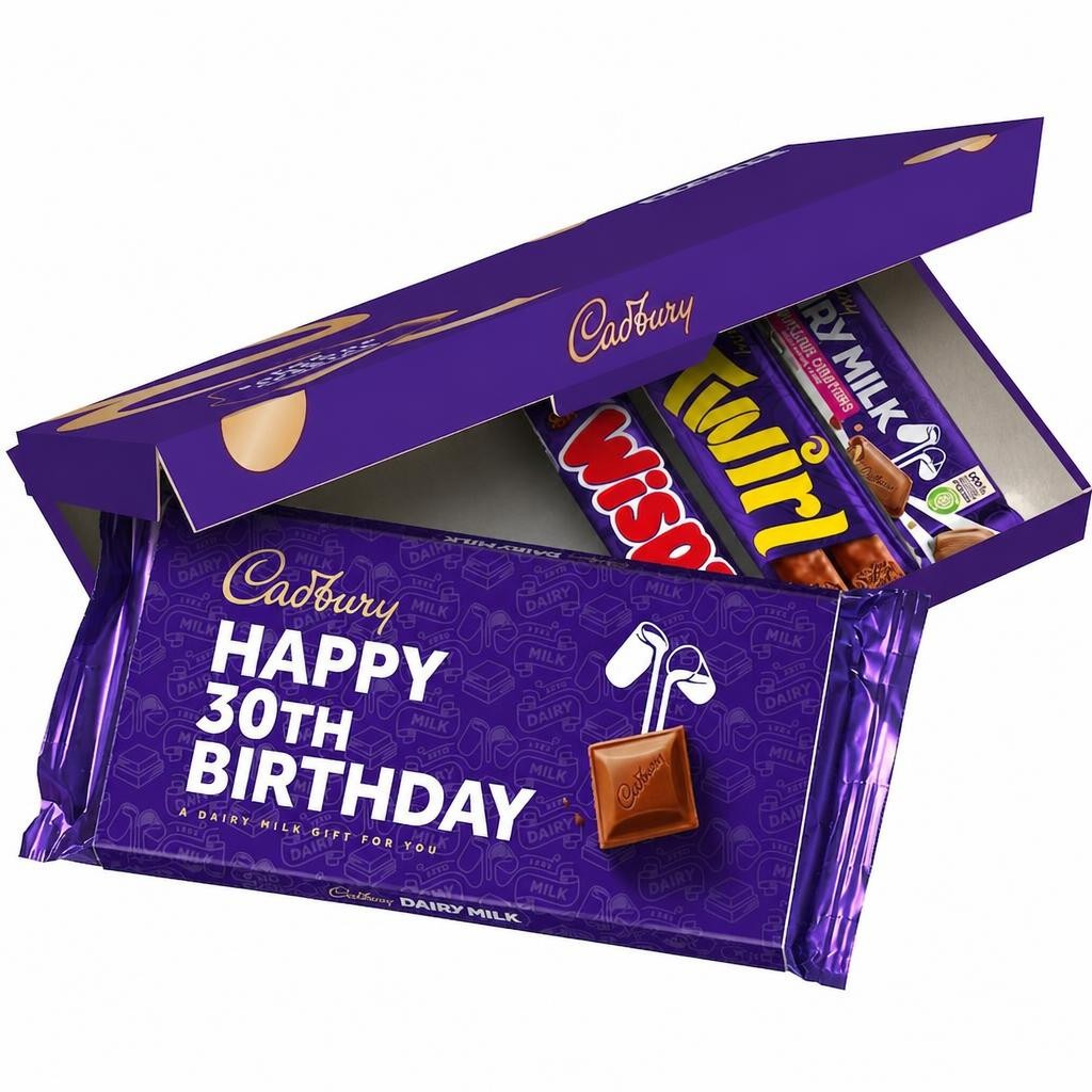 Cadbury Happy 30th Birthday Letterbox Chocolate Gift
