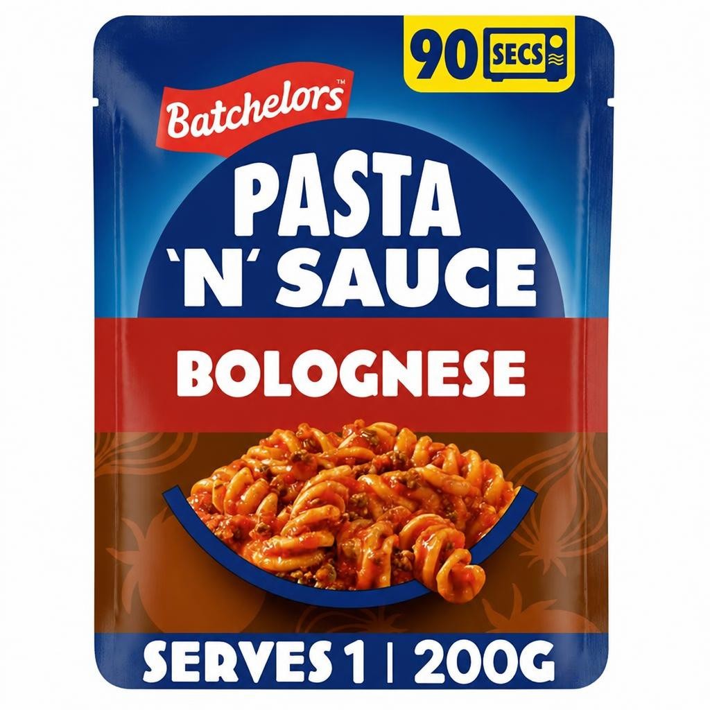Batchelors Pasta 'n' Sauce 200g Bolognese Instant Microwave Ready Meal Pouch