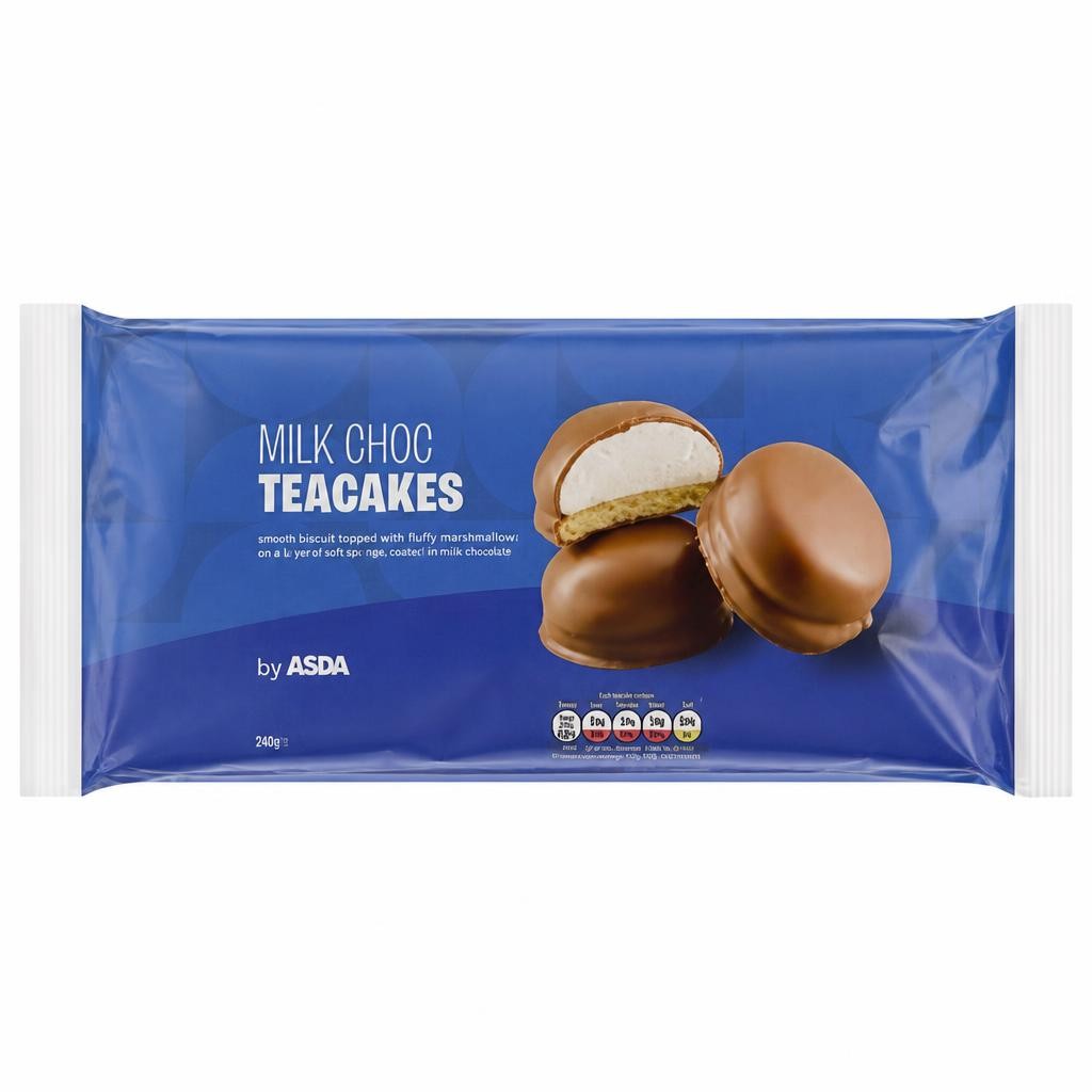ASDA Milk Choc Teacakes 138g