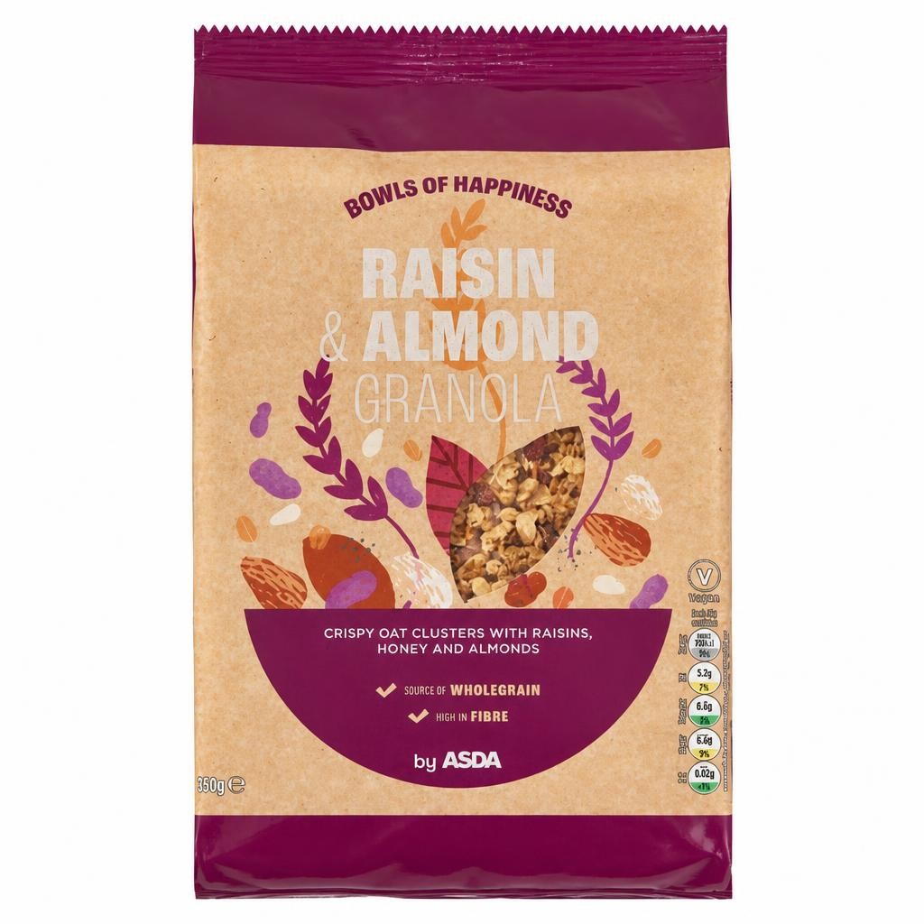 ASDA Raisin & Almond Granola 750g