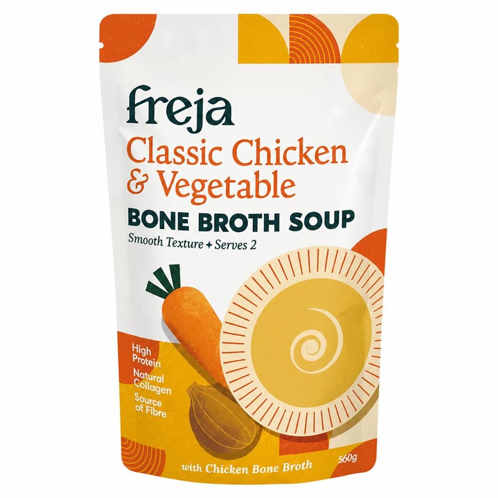 Freja 560g Classic Chicken & Vegetable Bone Broth Soup