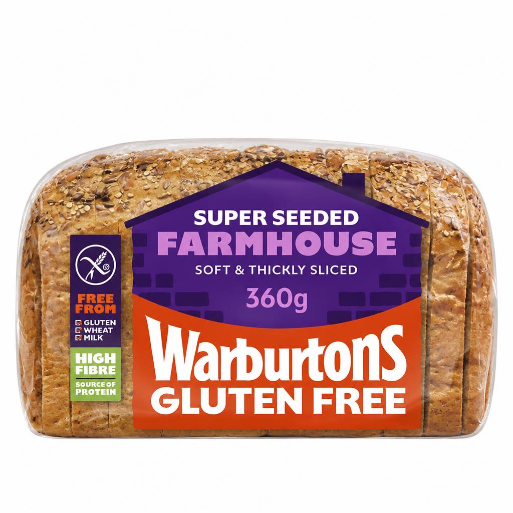 Warburtons 360g Super Seeded Farmhouse Bread