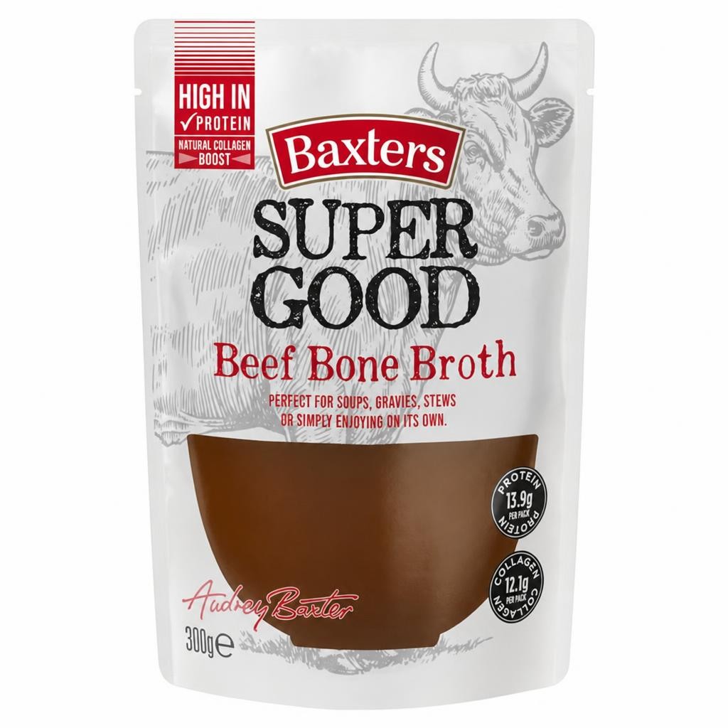 Baxters 300g Super Good Beef Bone Broth Soup