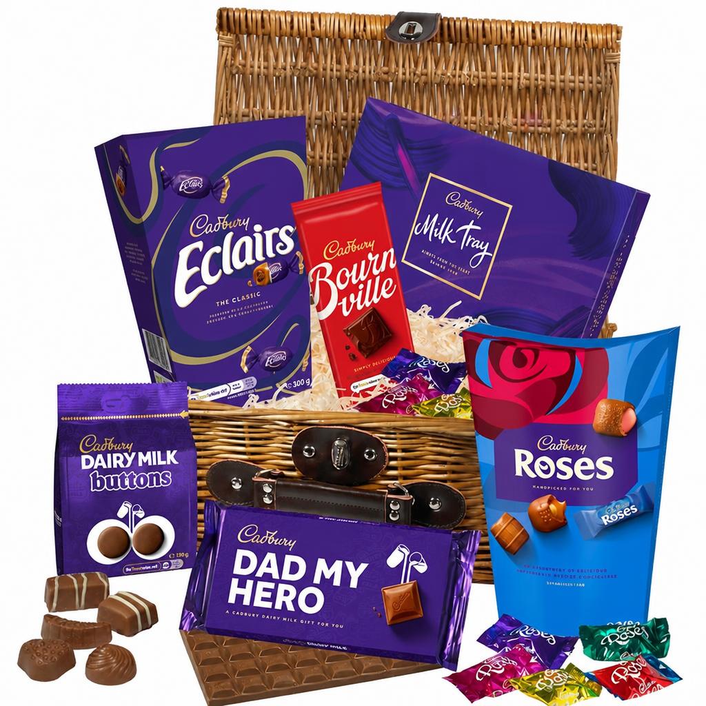 Cadbury "Dad My Hero" Chocolate Basket